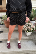 Swiss Dot Sweat Shorts