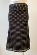 Swiss Dot Midi Skirt